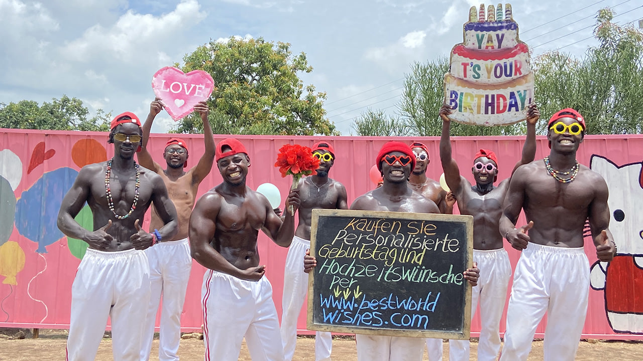 Afrikanisches Fitness Team