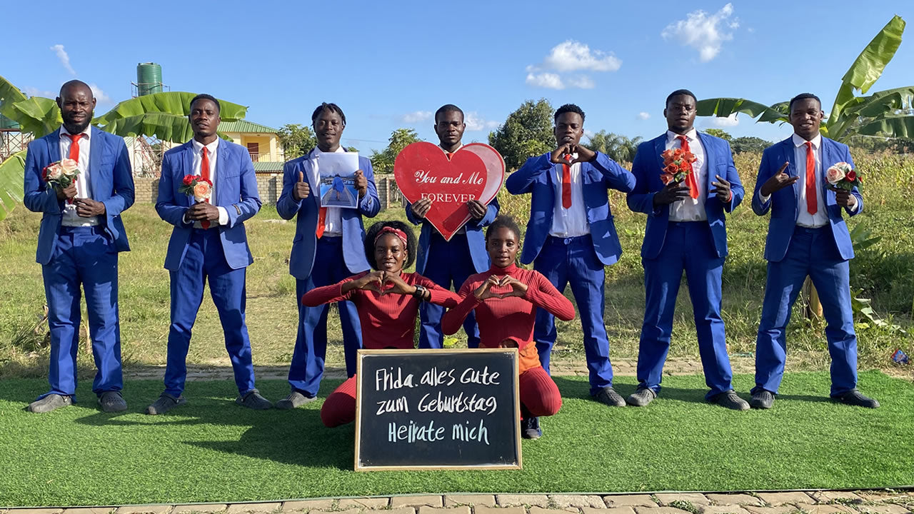 Afrikanische Gentlemen-Mannschaft