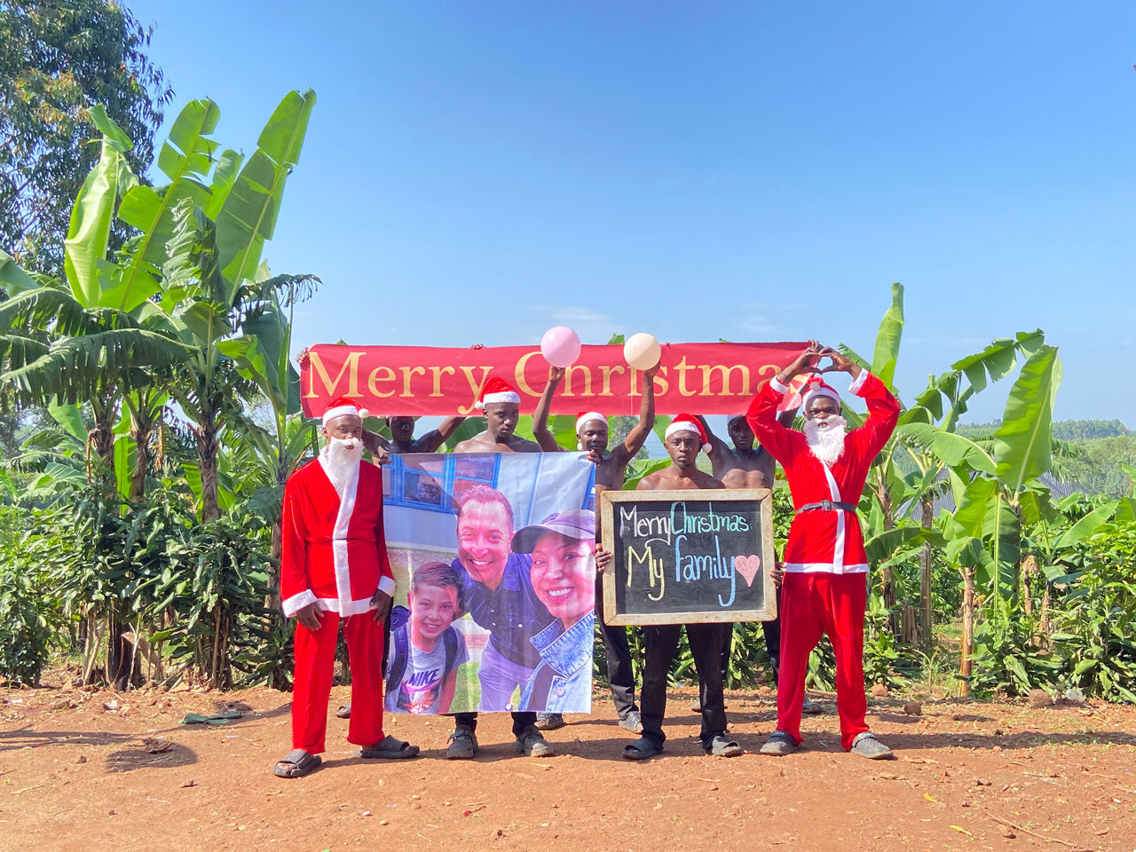 Afrikanisches Fitness Team - Schwarze Hose: Maßgeschneiderter Übergröße-Foto