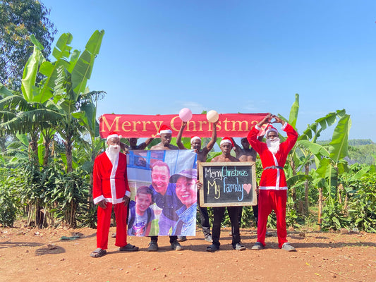 Afrikanisches Fitness Team - Schwarze Hose: Maßgeschneiderter Übergröße-Foto