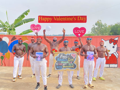 Afrikanisches Fitness Team