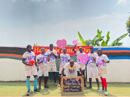 Afrikanische Fußballband