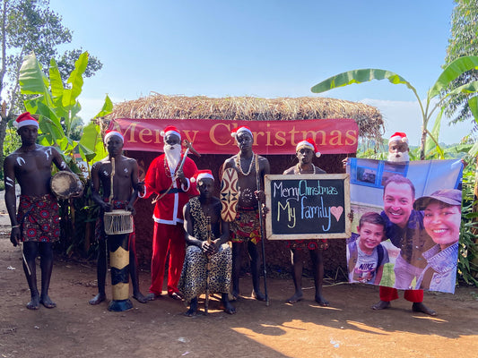 Afrikanische Leopardenmuster Team: Maßgeschneiderter Übergröße-Foto