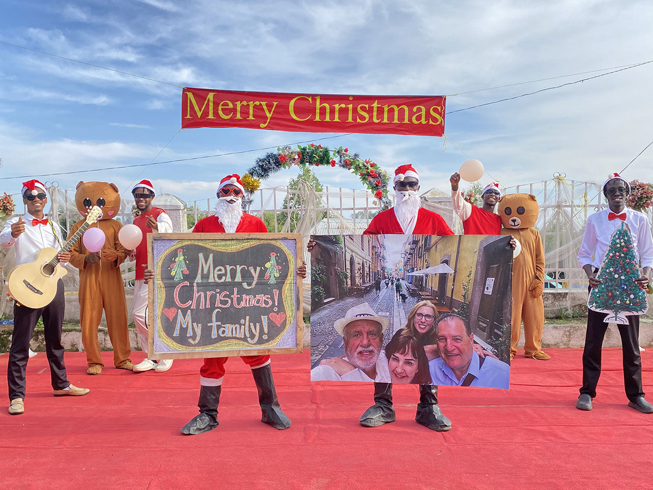 Afrikanische Band: Maßgeschneiderter Übergröße-Foto