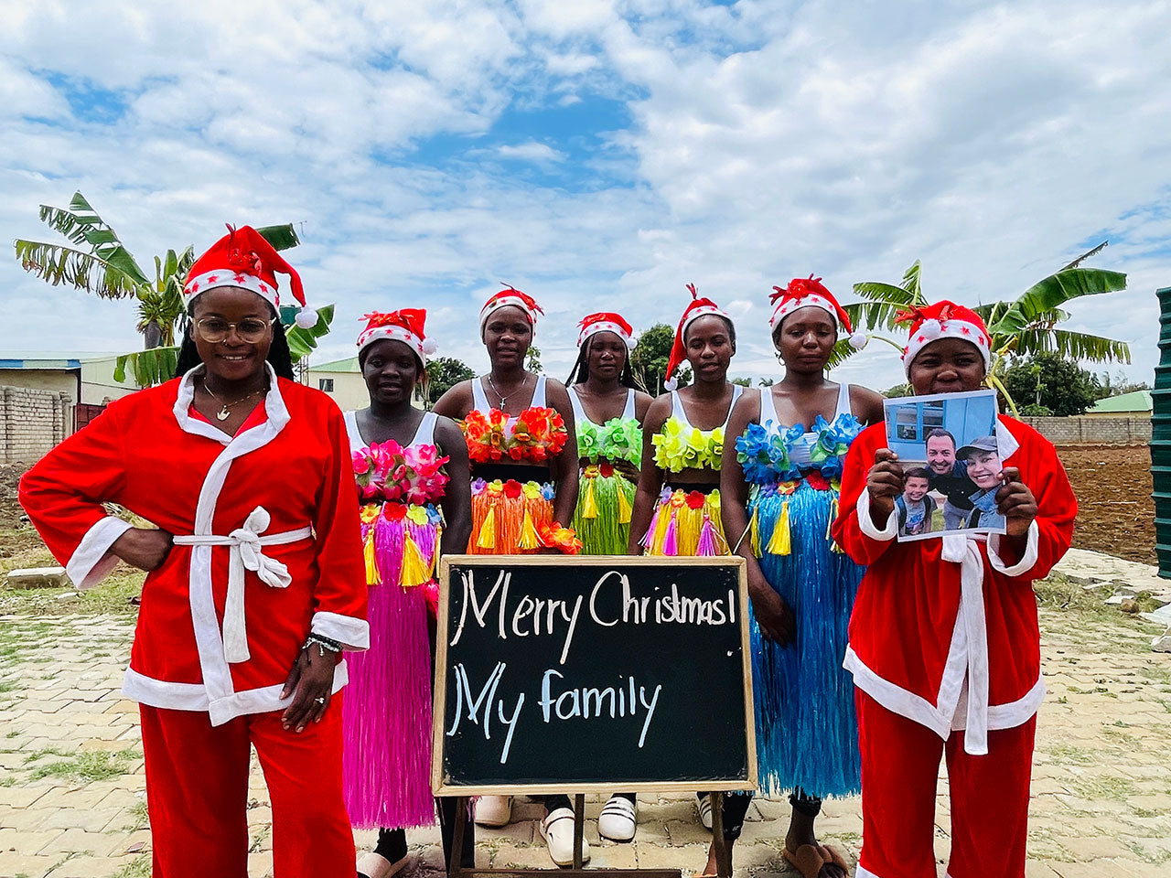 Afrikanische Grasrockmannschaft