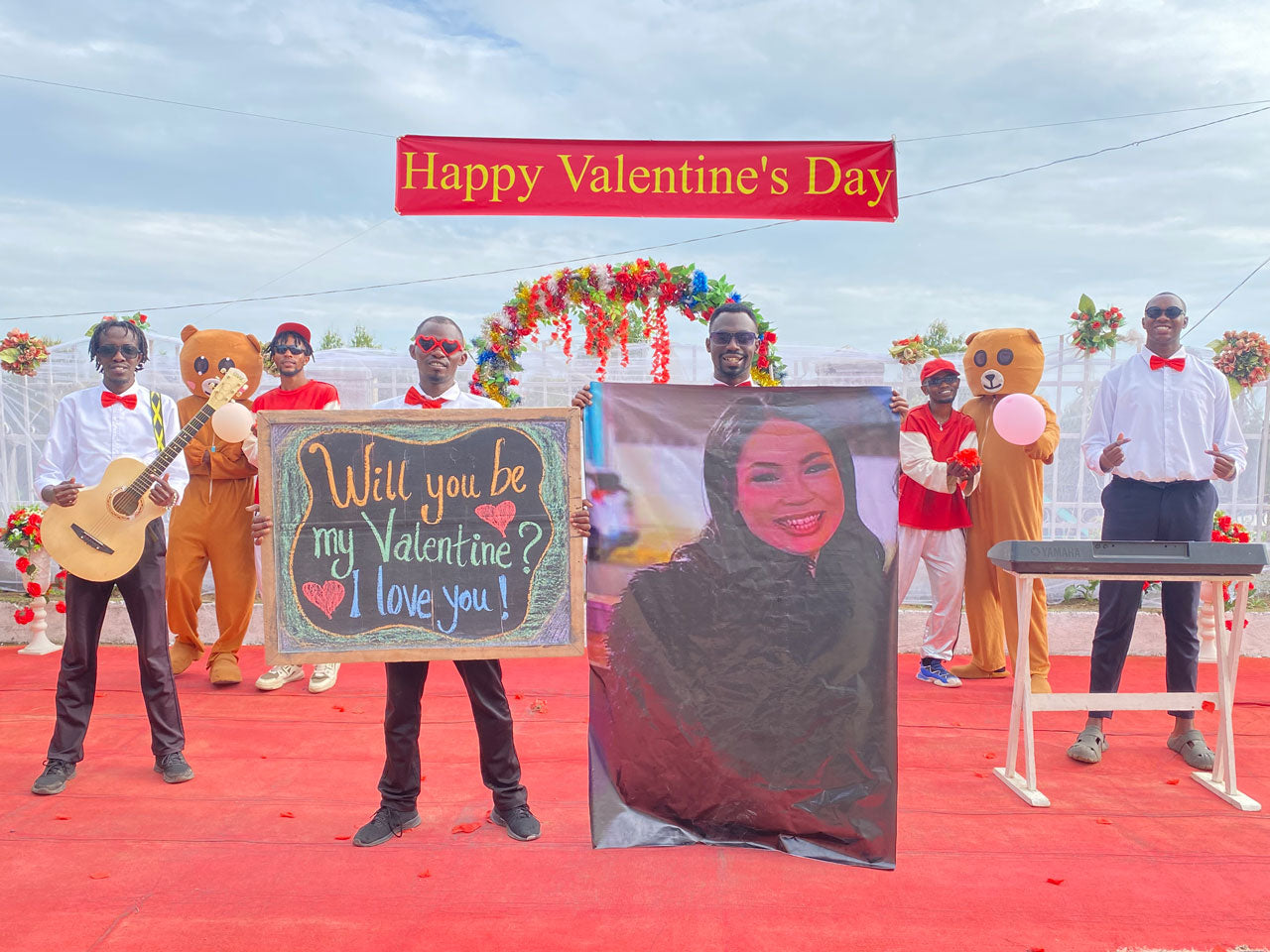 Afrikanische Band: Maßgeschneiderter Übergröße-Foto
