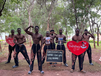 Afrikanische Löwenmannschaft