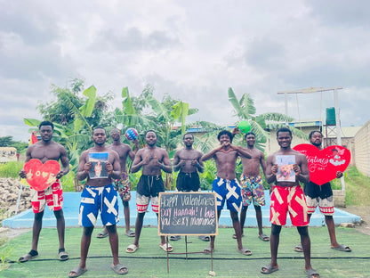 Afrikanisches Strandteam