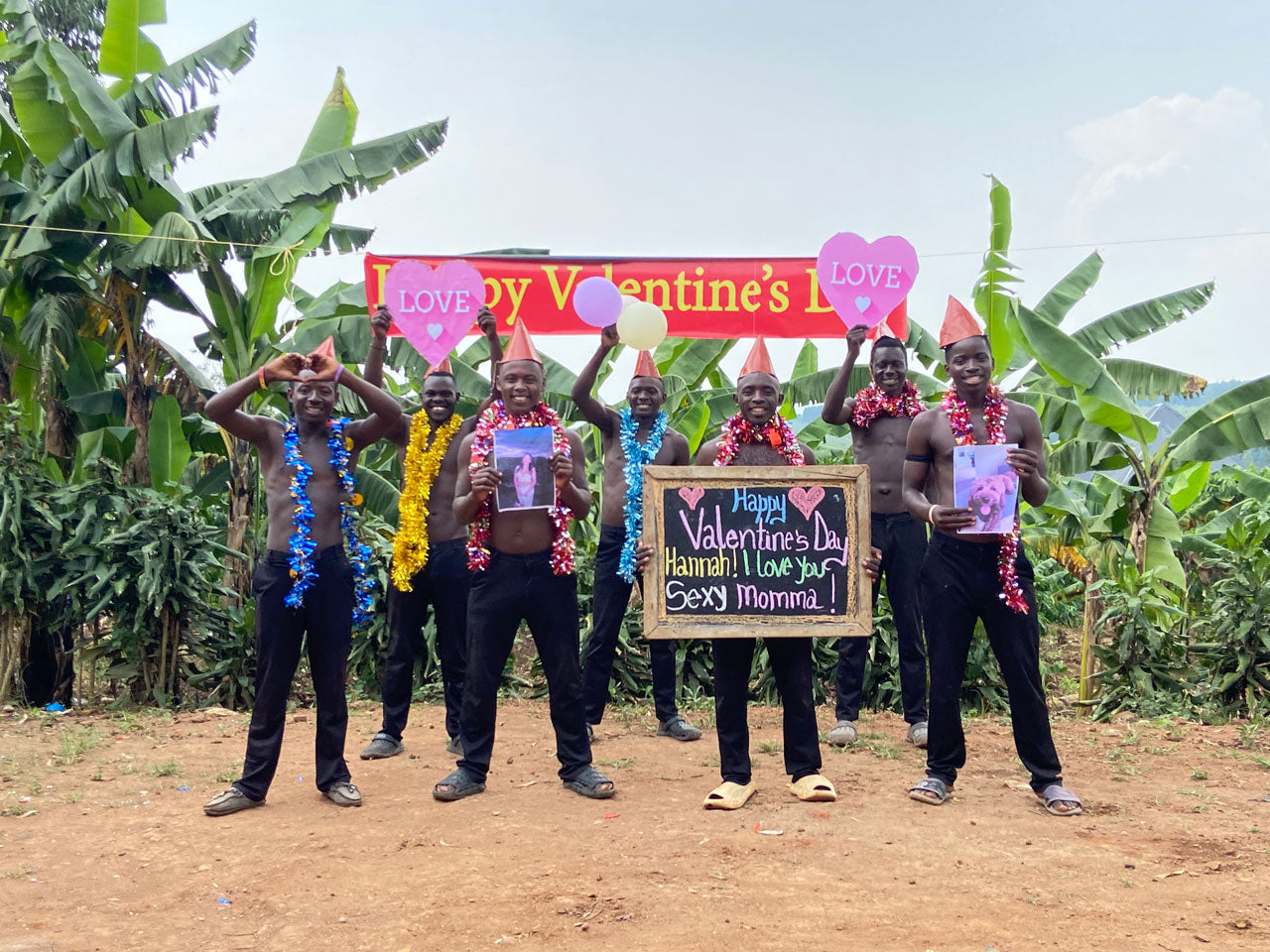 Afrikanisches Fitness Team - Schwarze Hose