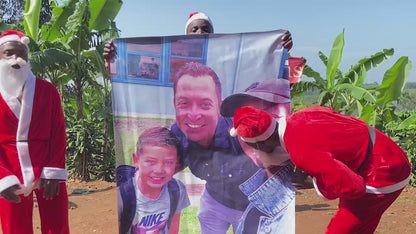 Afrikanisches Fitness Team - Schwarze Hose: Maßgeschneiderter Übergröße-Foto