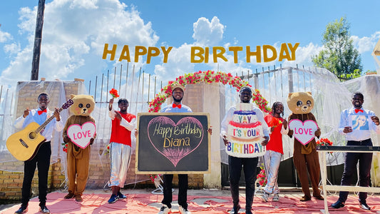 Alles Gute zum Geburtstag Videobotschaft - Afrikanische Band